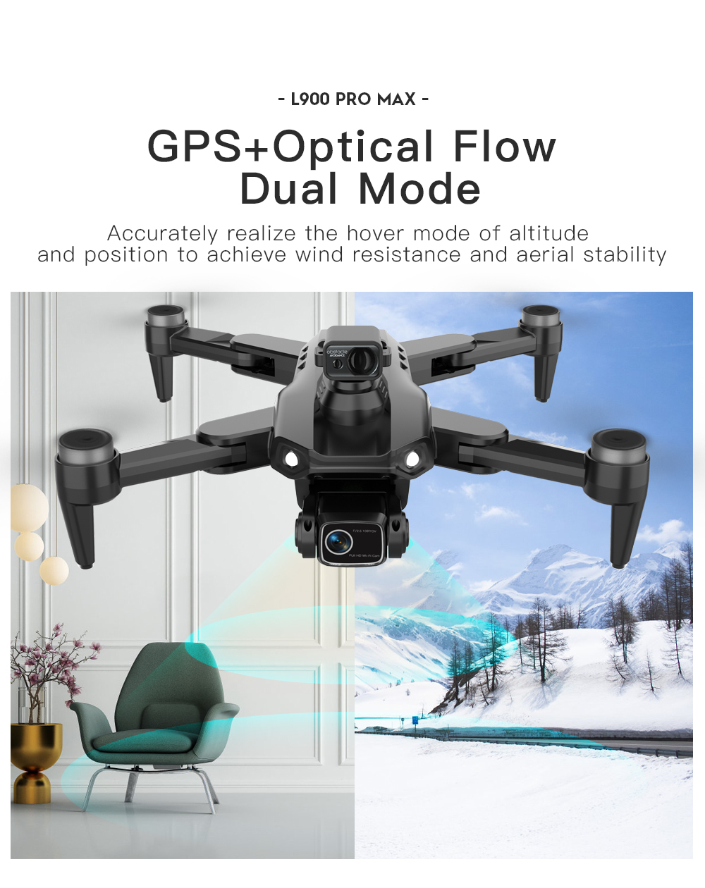 LYZRC L900 PRO MAX تجنب العوائ - مراجعة Drone Mapping وسعره