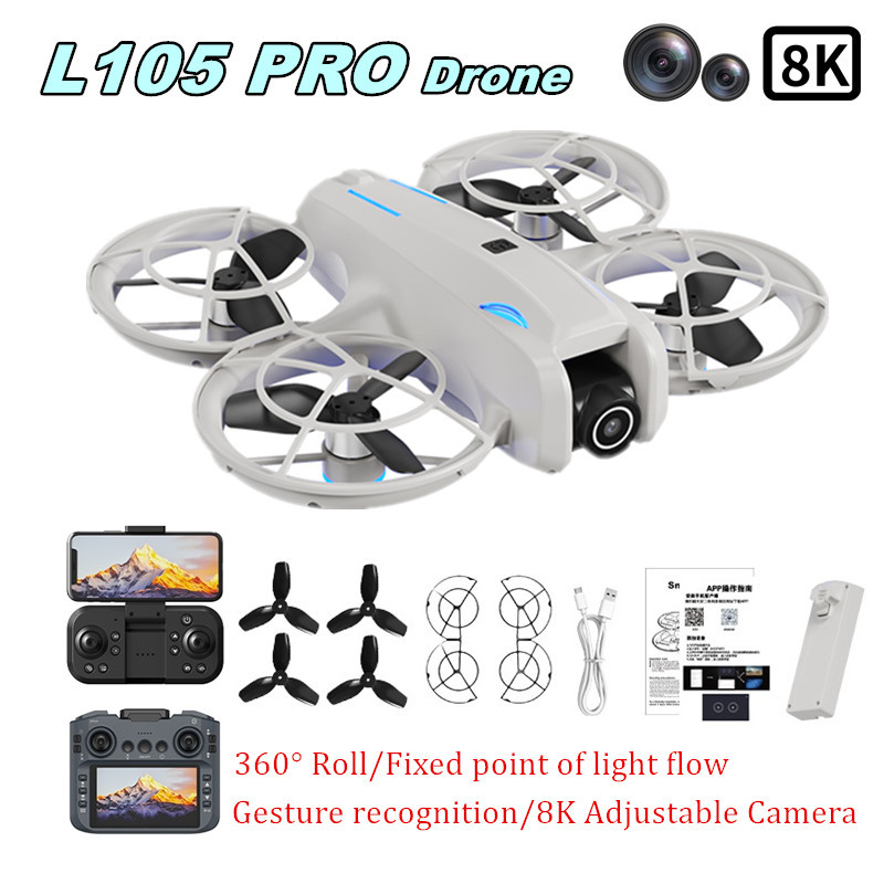 طائرة بدون طيار L105 PRO بعدسة - مراجعة Drone Lidar وسعره